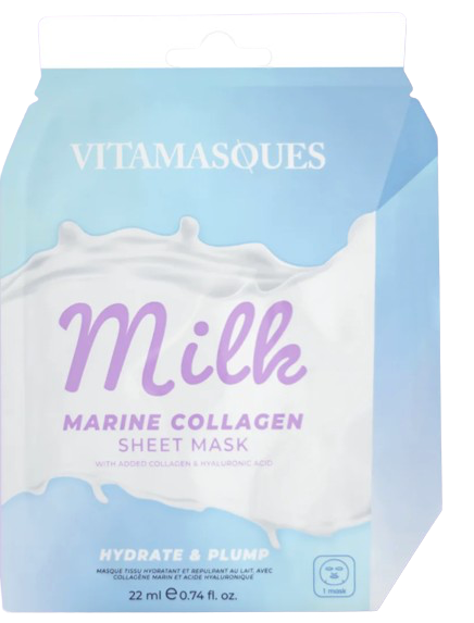 Vitamasques Milk Marine Collagen Face Sheet Mask